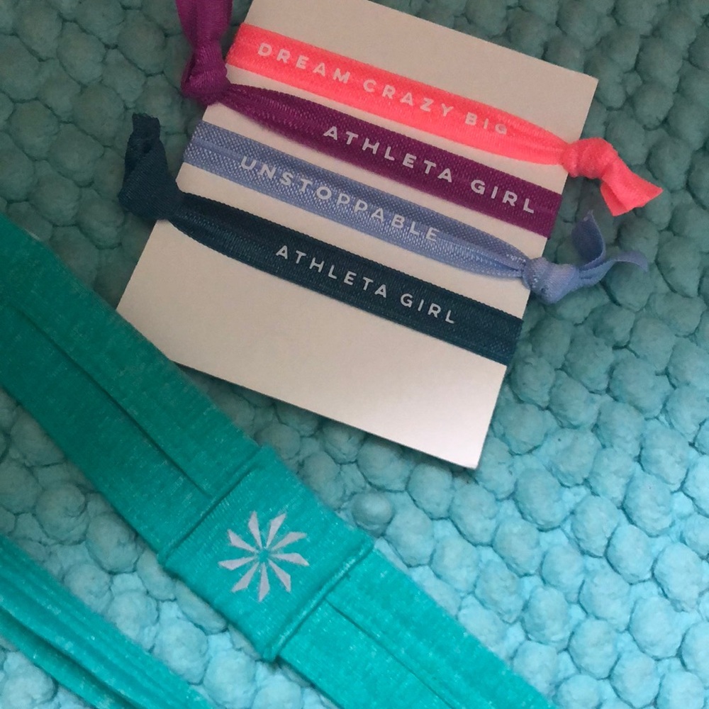 Pack of 4 Athleta Girl Hair Tie and Headband!!!